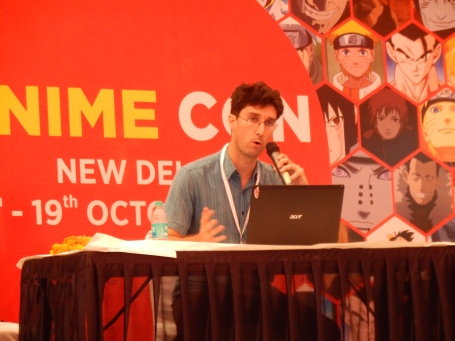 Dr. Ryan Holmberg @ AnimeCon 2014, New Delhi